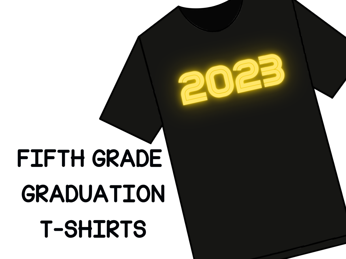 tshirt with the graduation year 2023