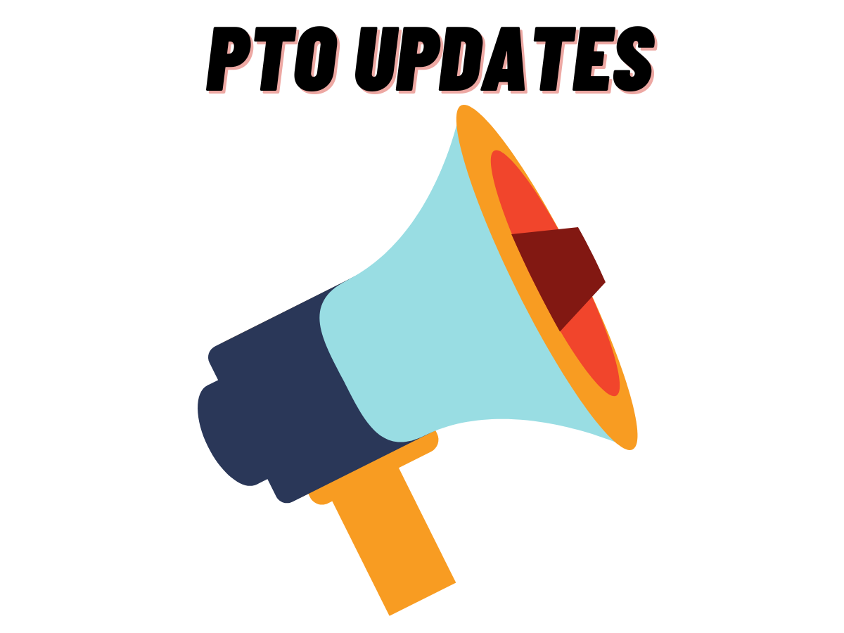 Bullhorn with the message PTO ANNOUNCEMENTS