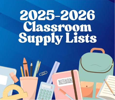 various school supplies